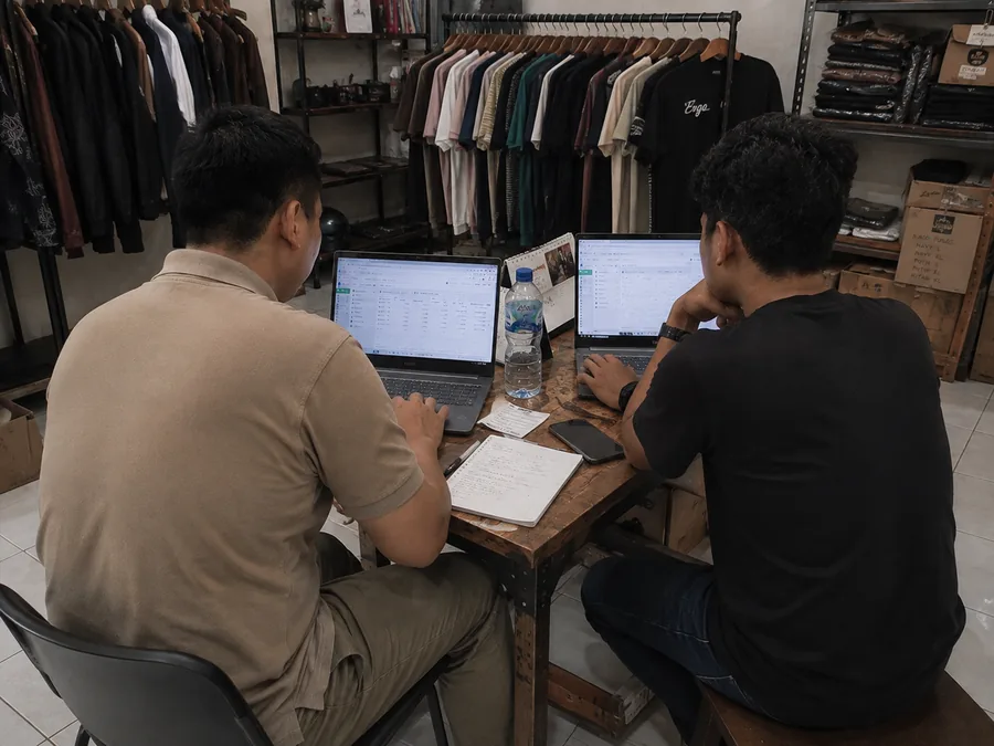 Sesi tatap muka membaca data akun Iklan Digital peserta